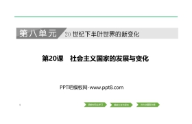 《社会主义国家的发展与变化》PPT课件下载