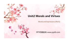 《Morals and Virtues》PPT课件