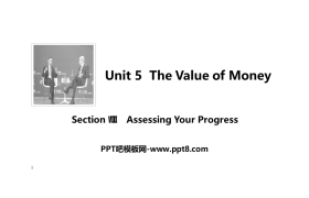 《The Value of Money》SectionⅧ PPT课件