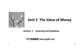 《The Value of Money》SectionⅠ PPT课件