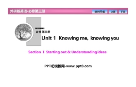 《Knowing me，knowing you》SectionⅠ PPT课件