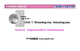 《Knowing me，knowing you》SectionⅡ PPT课件