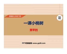 《一棵小桃树》PPT优秀课件