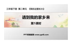 《请到我的家乡来》PPT下载(第1课时)