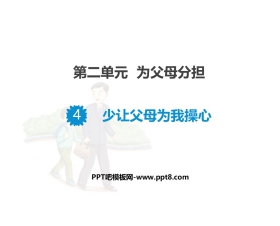 《少让父母为我操心》PPT课件