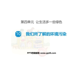 《我们所了解的环境污染》PPT课件