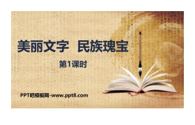 《美丽文字 民族瑰宝》PPT下载(第1课时)