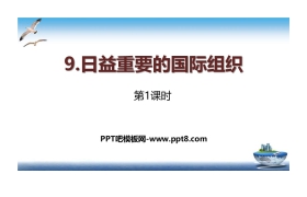 《日益重要的国际组织》PPT课件(第1课时)