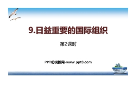 《日益重要的国际组织》PPT课件(第2课时)