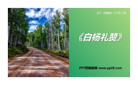 《白杨礼赞》PPT优质课件下载