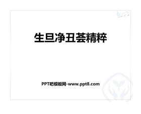 《生旦净丑荟精粹》PPT课件下载