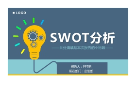 SWOT分析培训PPT下载