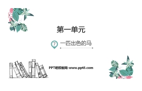 《一匹出色的马》PPT优质课件