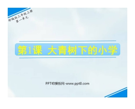 《大青树下的小学》PPT教学课件