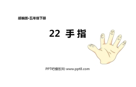 《手指》PPT优质课件