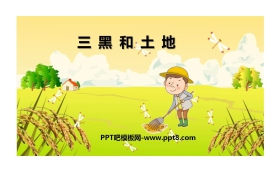 《三黑和土地》PPT免费课件