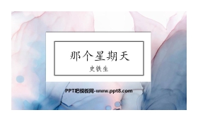 《那个星期天》PPT精品课件